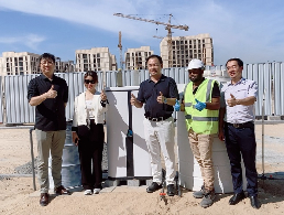 力鼎環(huán)保在迪拜！力鼎清道夫立足中國(guó)，走向世界